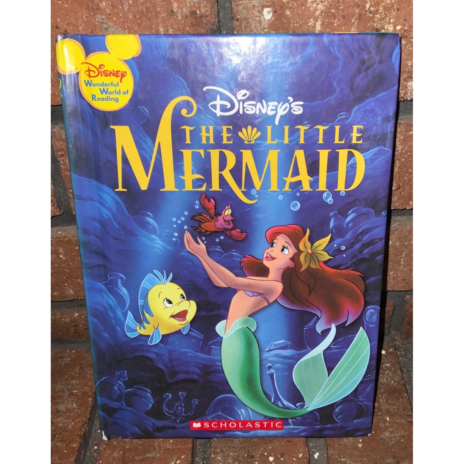 Disney The Little Mermaid Hardcover Book Scholastic Wonderful World Of Reading